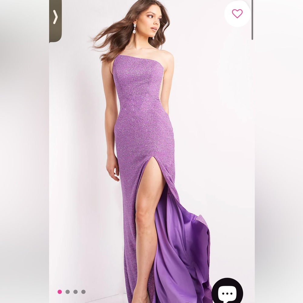 Jovanni purple prom dress, size 2